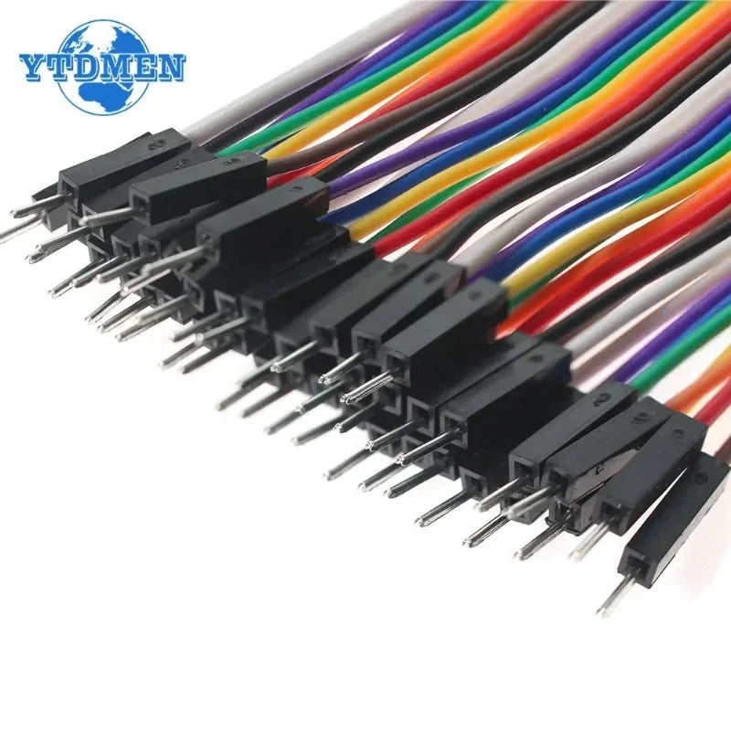 20Pin Jumper Wire Dupont Cable - 20cm Male to Male, Female to Male & Female to Female for Arduino DIY Electronics