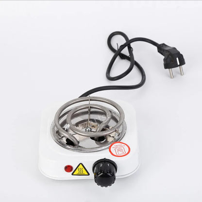 220V 500W Electric Hot Plate Stove – Portable Iron Burner Coffee Heater for Home Kitchen, EU Plug