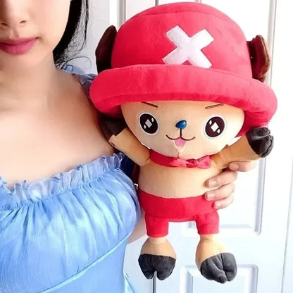 35-70cm One Piece Tony Tony Chopper Plush Doll – Soft Anime Figure, Bedroom Decoration, Sleeping Pillow & Kids Xmas Gift Toy