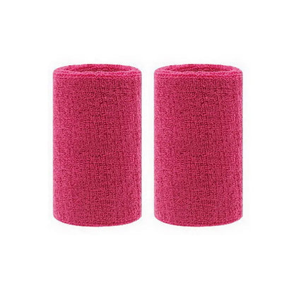 2PCS Sports Wristbands – Tennis & Fitness Sweat Bands for Basketball, Volleyball, Padel with Wrist Guard Cuffs