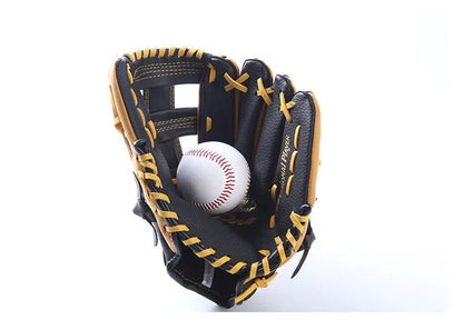 Professional Genuine Leather Baseball Gloves – 11.5/12.5 Inch Mitt for Youth & Adult Softball Training