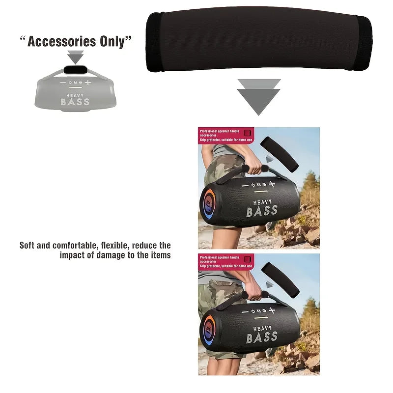 JBi Subwoofer Wristband - Durable Black Fabric Car Audio Gift Accessory