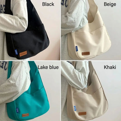 Trendy Women's Casual Canvas Tote Bag – Summer 2023 All-Match Large Capacity Shoulder Bag