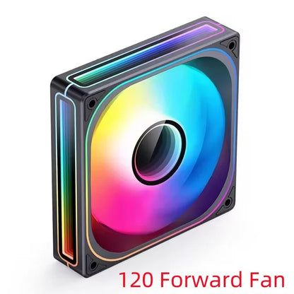 JONSBO ZB-120/240/360 ARGB Computer Case Fan — 12cm 5V 120mm PWM Water-Cooled Fan Kit with Forward/Reverse Rotation