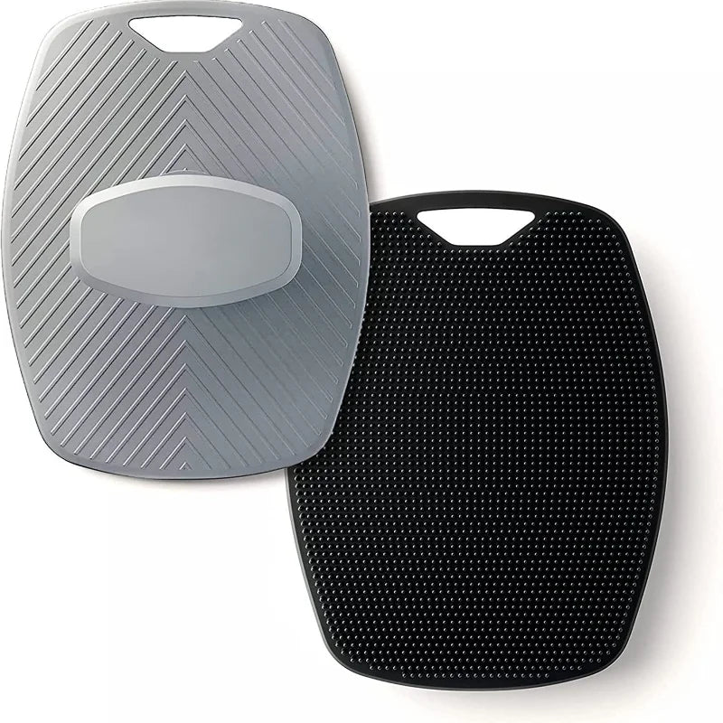 Soft Silicone Exfoliating Brush – Gentle Manual Body Cleanser & Massage Shower Scrubber for Men