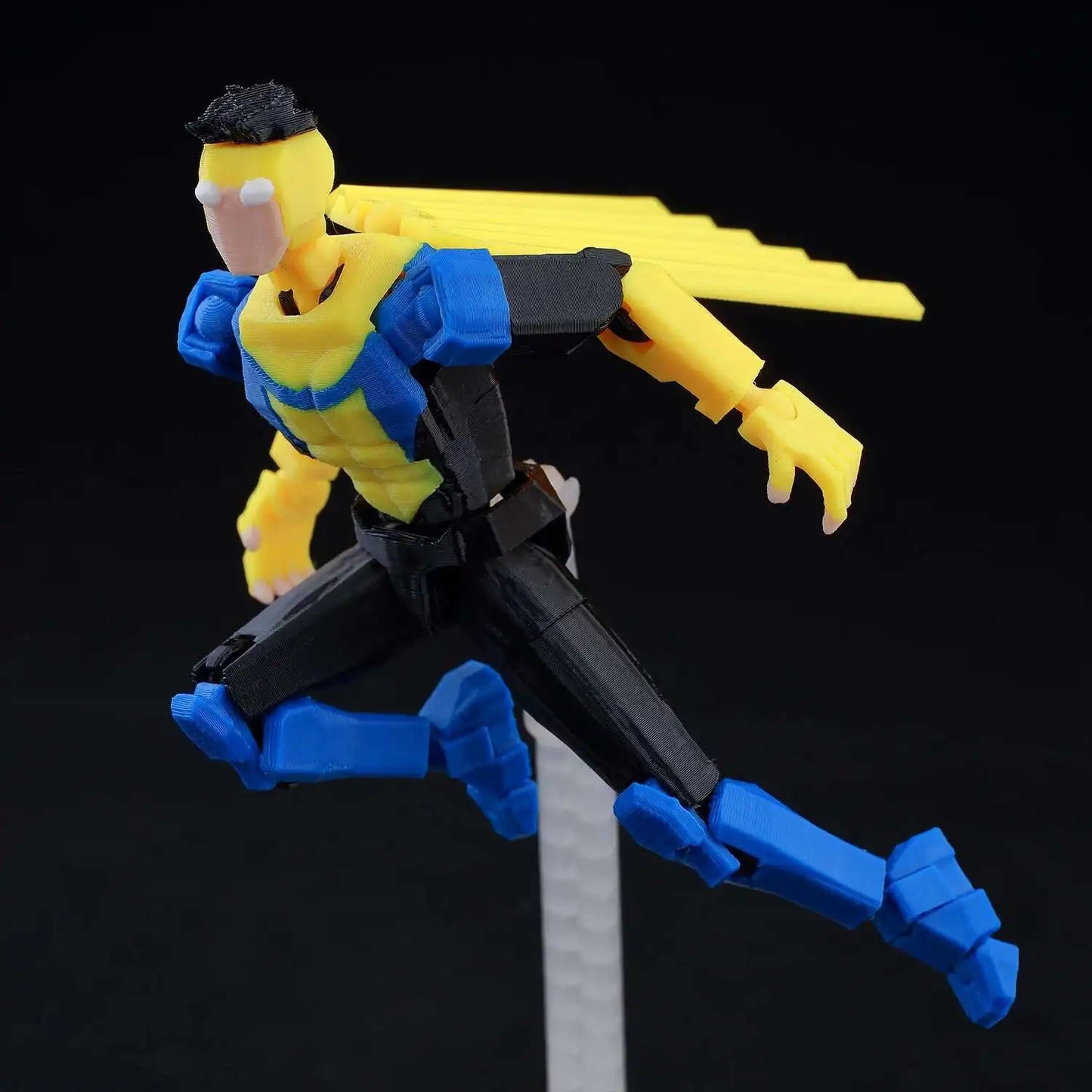 9L3D Lucky 13 Invincible Boy Eve Action Figure — 3D Printed Anime Model, Multi-Jointed Poseable Collectible Toy Gift for Fans