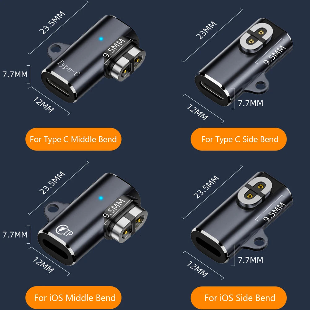 Magnetic Charging Adapter for AfterShokz OpenRun/Aeropex – USB-C & iOS Compatible Charger Cable for AS800 S803