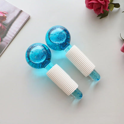 Face Roller Ice Globes – Tightening, Redness Soothing & Wrinkle Removing Facial Massager for Skin Care