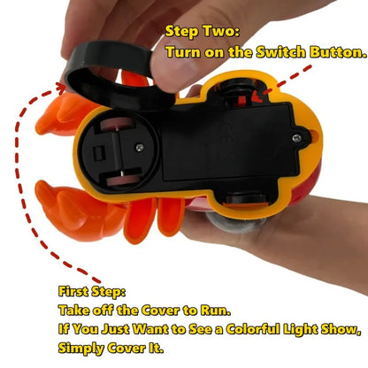 Crawling Crab Baby Toy – Interactive Musical Light-Up Toy for Toddlers, Dancing & Moving Play, Ages 0-12 Months