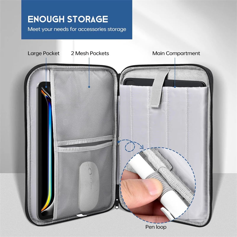 Waterproof Shockproof Laptop Sleeve – Handle Bag Case for MacBook Air 11–13.6 Inch (M2/M3/M4 Chip) Accessories
