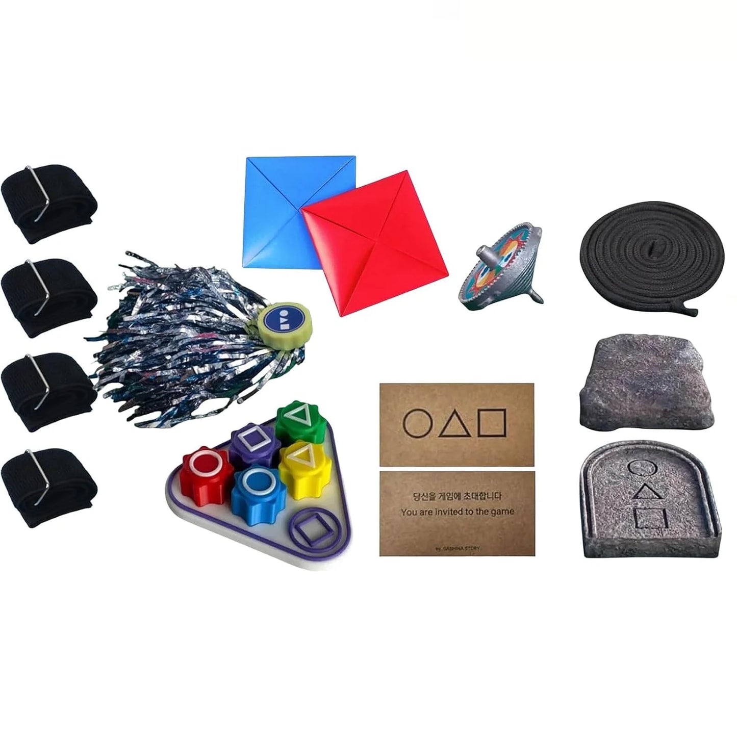 Korean Traditional Gonggi Game Set – Jack Stone Pebbles for Hand-Eye Coordination & Stress Relief Toy