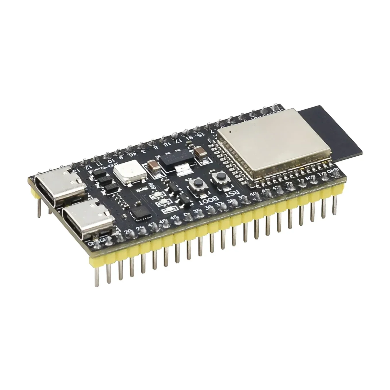 ESP32-S3 Development Board Kit - 44-Pin WiFi Bluetooth Module with Expansion Adapter & Type-C for Arduino Projects