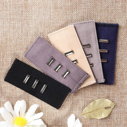 Pant Extender Belt: Adjustable Waistband Button with Hooks for Jeans, Skirts, and Maternity Wear
