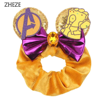 Velvet Mouse Scrunchies - Cute Elastic Ponytail Holders & Hair Accessories for Girls