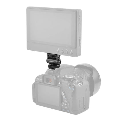 Minifocus Cold Shoe Monitor Holder – Adjustable 180° Tilt Mount for Camera Field Monitors & Microphones