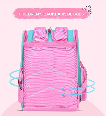 Children’s School Backpack | Cute Waterproof Lightweight Bag for Elementary Students, Grades 1-6, Ages 6-12
