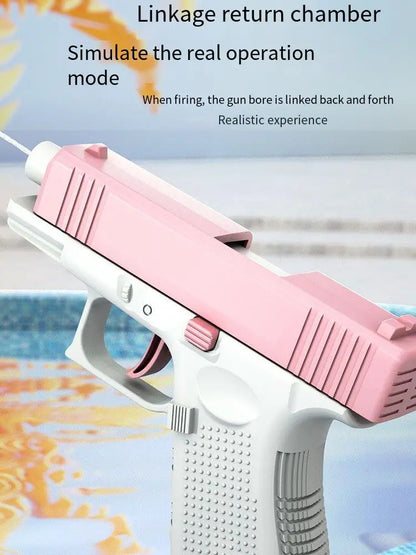Summer High-Pressure Water Gun – Non-Electric Full Automatic Pistol for Kids, Boys, Girls & Adults
