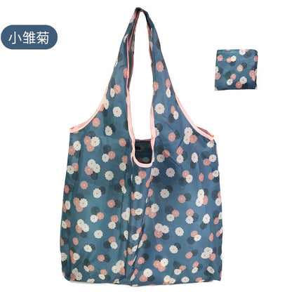 Large Foldable Reusable Shopping Tote Bag – Eco-Friendly Grocery & Beach Storage Shoulder Bag, Multi-Purpose Carry Pouch