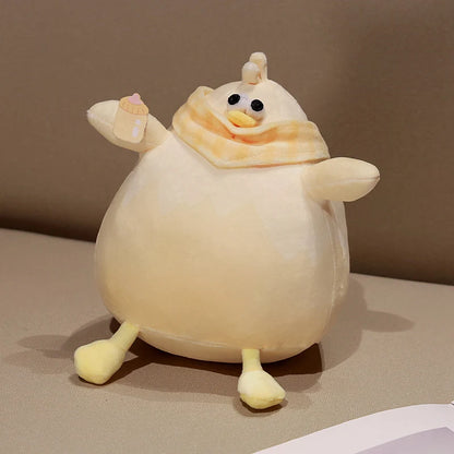 Chicken & Leg Plush Toy — Soft Gingerbread Chicken Doll for Kids & Birthday Gifts