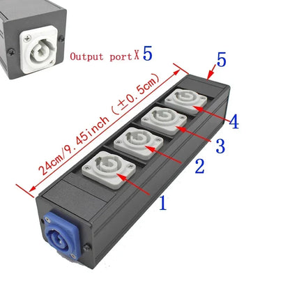 Chassis Light Connector – LED Power Connector AC Coupler Adapter Extender, NAC3MPA/NAC3MPB Aviation Socket 1-13AC