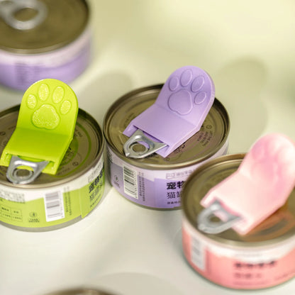 Cat Paw Can Opener - 3D Printed Multifunctional Pet Food Opener with Easy Grip