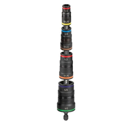 9-in-1 Magnetic Impact Socket Set - High-Torque Double-Head Hex Repair & Maintenance Tool
