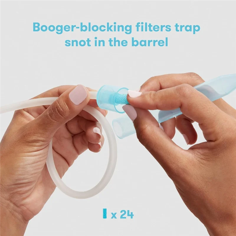 ABBP Manual Nasal Aspirator - Handheld Nose Cleaner for Babies and Children