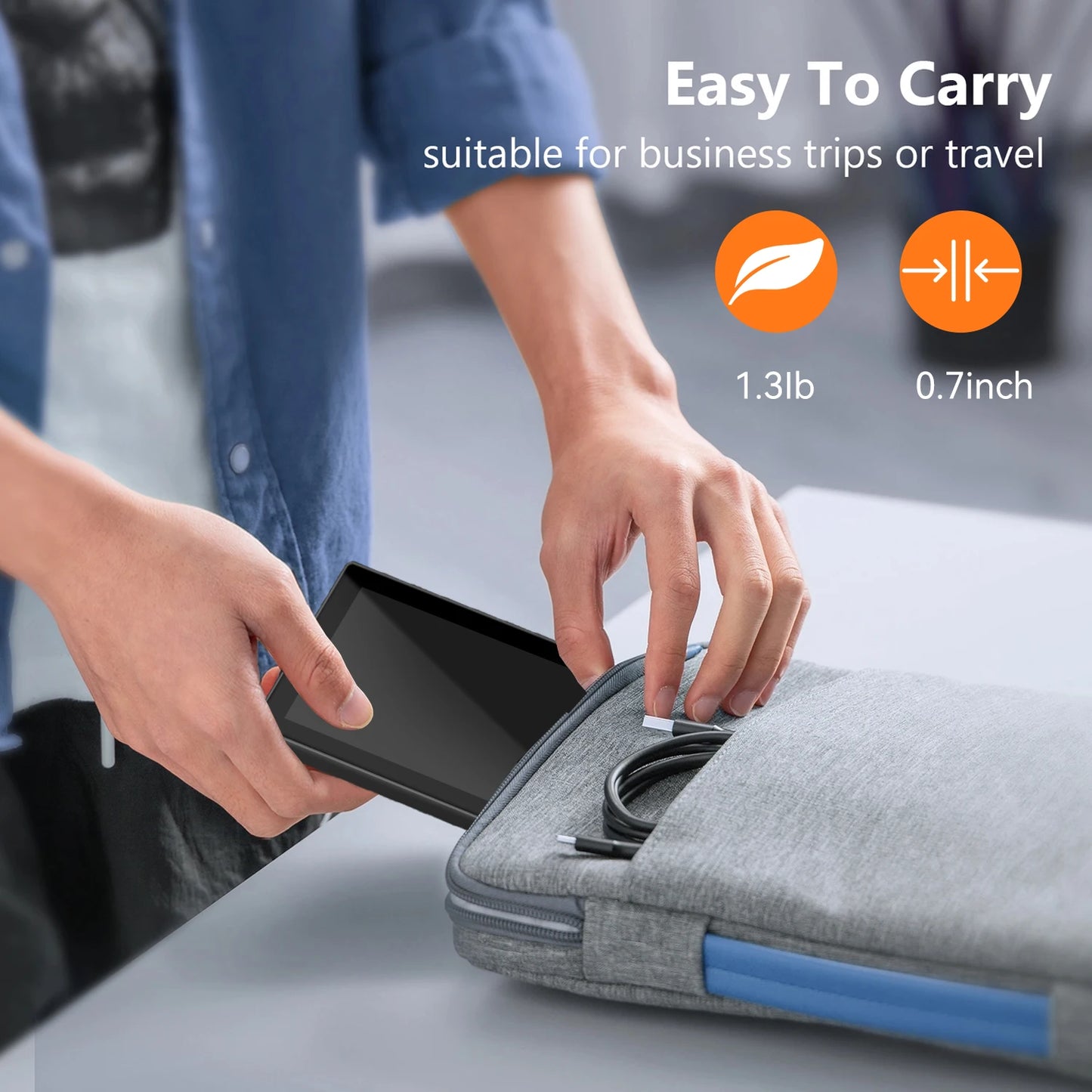 8.8-Inch Secondary LCD Touch Screen - 1920×480 Long Display with Built-In Stand for AIDA64