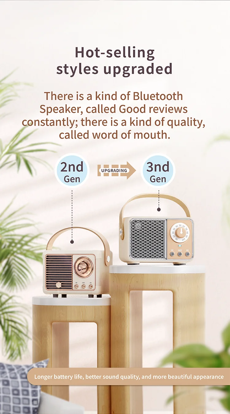 Wireless Portable Bluetooth Speaker — Mini Subwoofer Music Box with Hands-Free Function