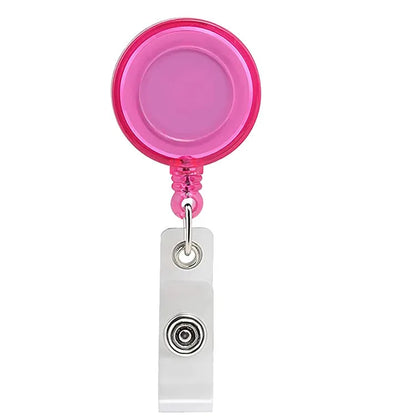 10pcs Retractable Badge Reels – Lanyard ID Holders for Office, School & Events