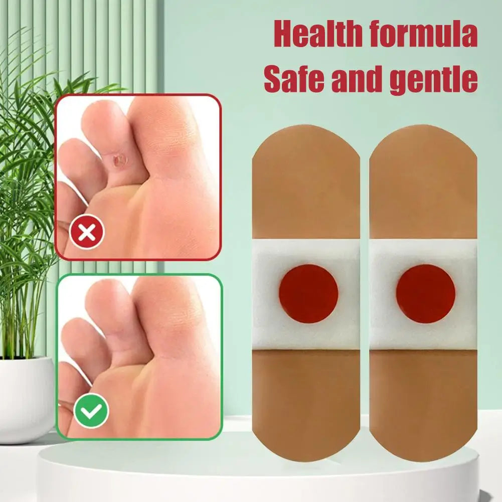 Corn Removal Patches - Breathable Foot Corn Plasters for Callus and Plantar Wart Care, 1 or 5 Pieces