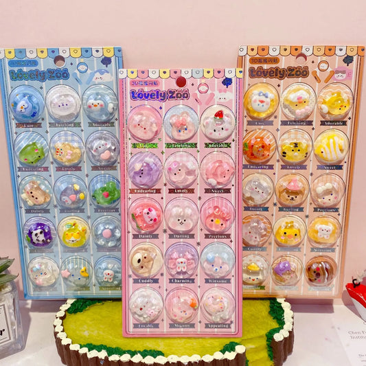 2026 New 3D Shake Flash Stickers – Candy Crystal Decorative Stickers for Children, Toy Reward & Gift