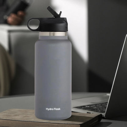 40oz Insulated Water Bottle – Stainless Steel Vacuum Flask, Keeps Drinks Hot & Cold, Flex Cap