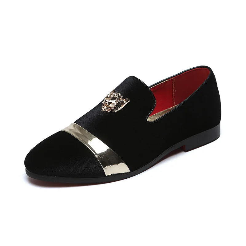 Men’s Luxury Slip-On Loafers - Italian Style Casual Party Dress Shoes Sizes 37-48