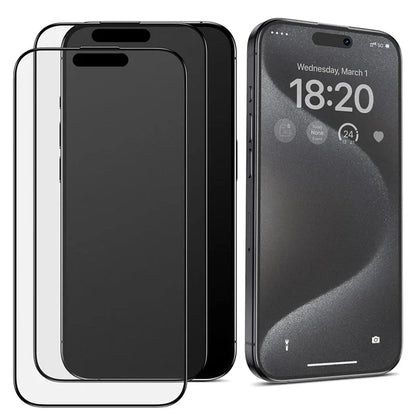 Matte Frosted Screen Protector for iPhone 11–16 Series – Oleophobic Coating, Dust-Free Installation, Anti-Glare Glass Film