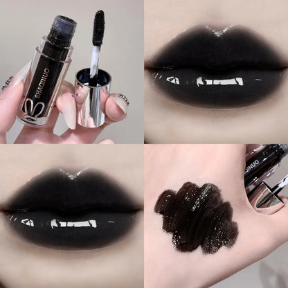 SHAQINUO Water Light Mirror Lip Gloss - Pearlescent Sparkling Moisturizing Lip Oil for Glossy Lips