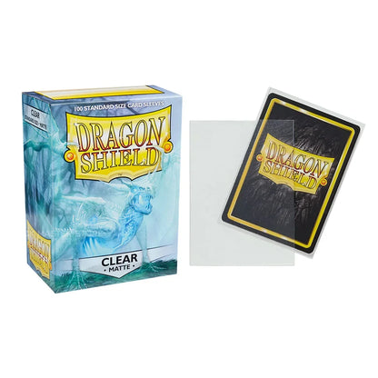 100-Pack 66×91mm Matte Card Sleeves - Trading Card Protectors for PTCG & Collectible Cards
