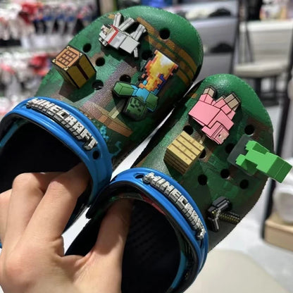 My World Anime 3D Summer Slippers — EVA Hole Sandals for Kids & Adults, Home & Beach Shoes, Cute Gift