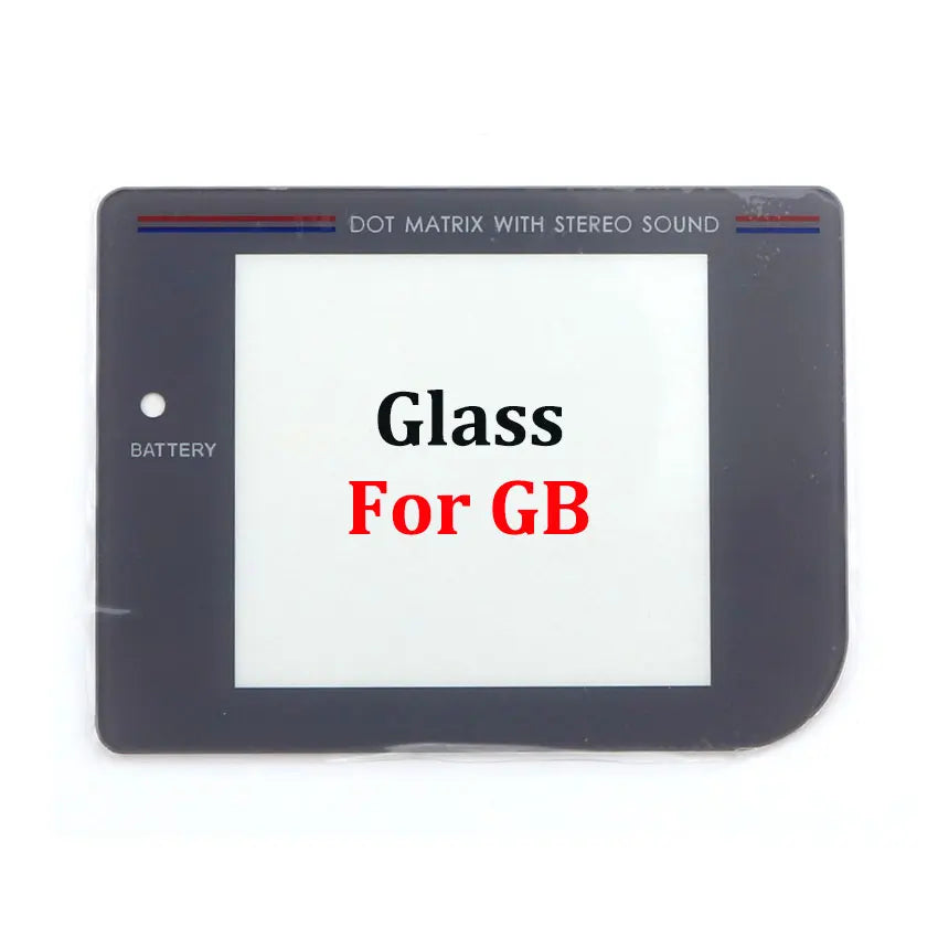 JCD Screen Lens Cover Protector for Game Boy Series | Plastic Glass with Adhesive for GB, GBA SP, GBC