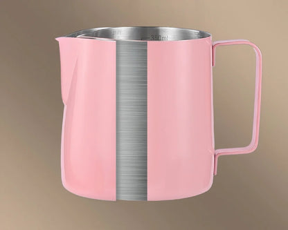 350/600ML Stainless Steel Coffee Milk Frothing Pitcher – Precise Scale Latte Jug for Barista & Professional Cafe Use