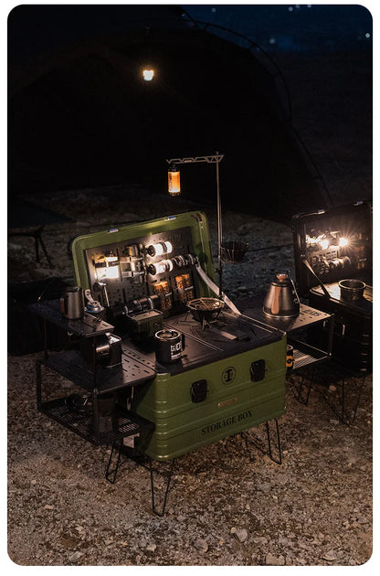 ShineTrip 05 Series Outdoor Camping Set - Lightweight IGT Aluminium Case with Modular Combo Accessories, Includes Coffee Case