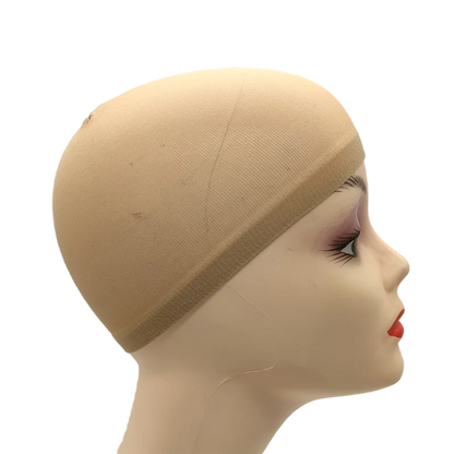 Ventilated Nylon Mesh Wig Cap – Stretchy, Breathable, Extra Thin Stocking Hairnets for Wigs, Available in 1/6/12 Bags