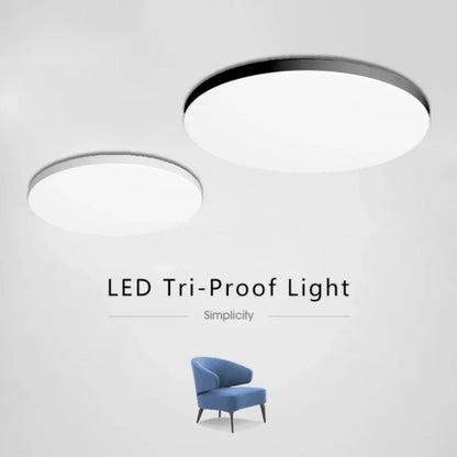 LED Ceiling Light 220V - Waterproof, Dustproof Indoor Lighting Fixture for Bedroom, Bathroom, Dining Room, Kitchen