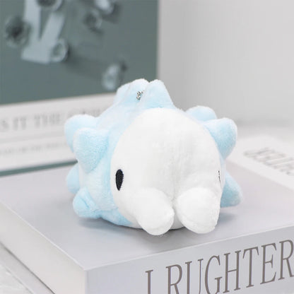 Snom Sea Cartoon Plush Doll - Cute Pyukumuku Sea Urchin Plush Keychain & Kawaii Birthday Gift