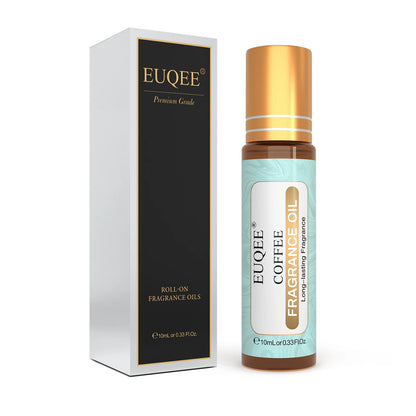EUQEE 10ml Fragrance Oil Roll-On - Long-Lasting Perfume Scent for Diffusers, Burners & Aromatherapy