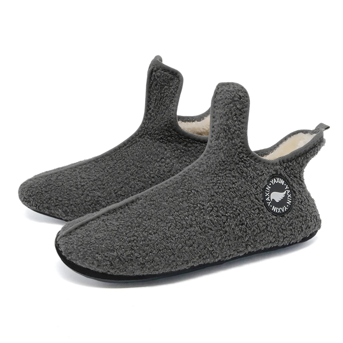 Classic Couples Slippers – Non-Slip Warm Indoor & Outdoor Cotton Shoes for Men & Women, Soft & Comfortable Flat Slippers
