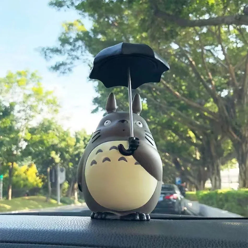 Totoro Mini Statue Set – 5pcs Cute Kawaii Figures for Room Decoration