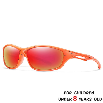 Kids UV400 Sports Sunglasses - Cycling, Camping, Fishing and Outdoor Eyewear for Boys and Girls Ages 3–8