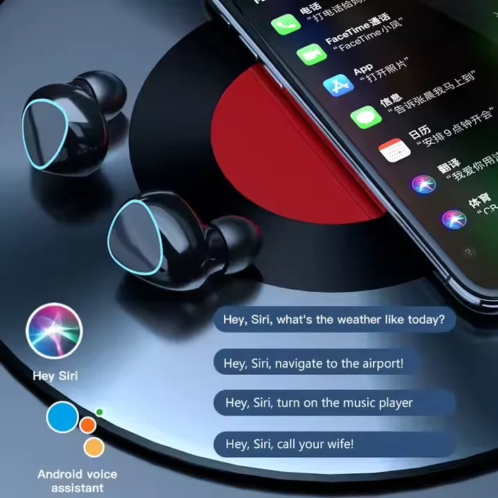 M10 Wireless Earbuds – High-Quality Bluetooth Headset for Sports, Gaming & Music with Built-in Power Bank