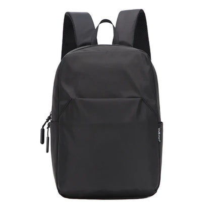 Mini Canvas Men’s Backpack – Black Rucksack, Waterproof School & Travel Bag